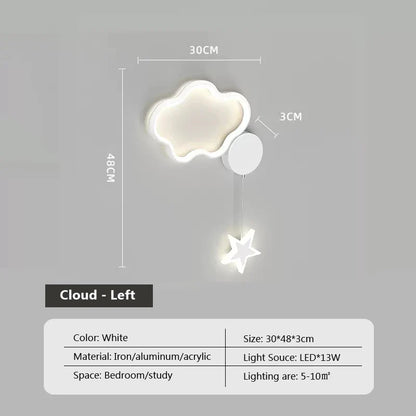 Dreamscape - Lampa ścienna Cloud Star Moon