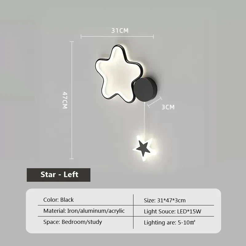 Dreamscape - Lampa ścienna Cloud Star Moon