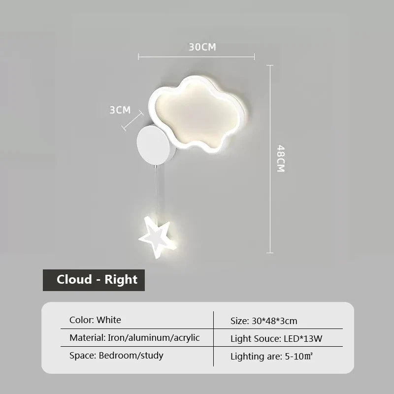Dreamscape - Lampa ścienna Cloud Star Moon