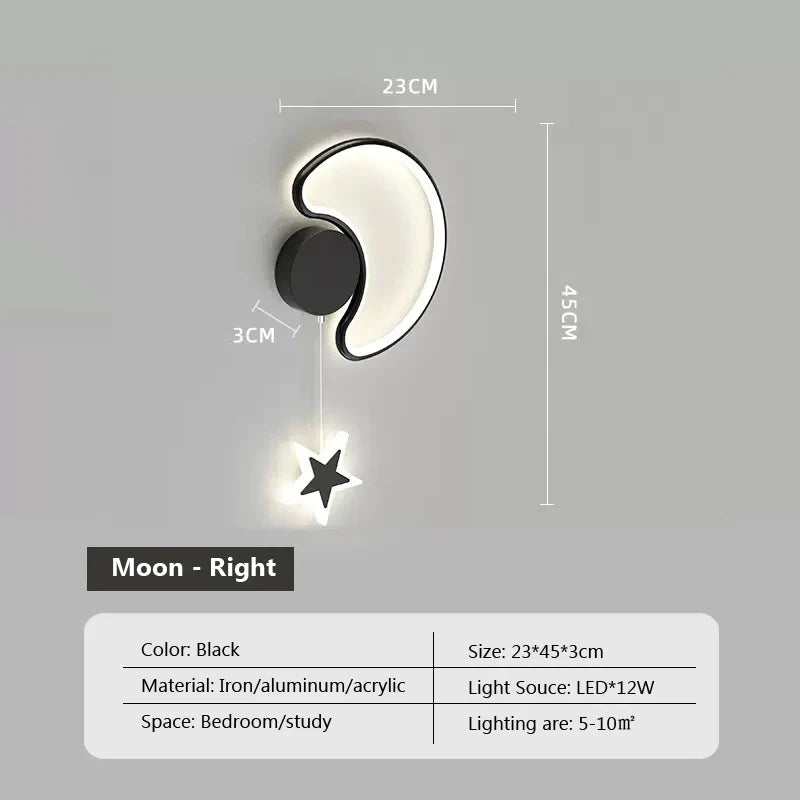 Dreamscape - Lampa ścienna Cloud Star Moon