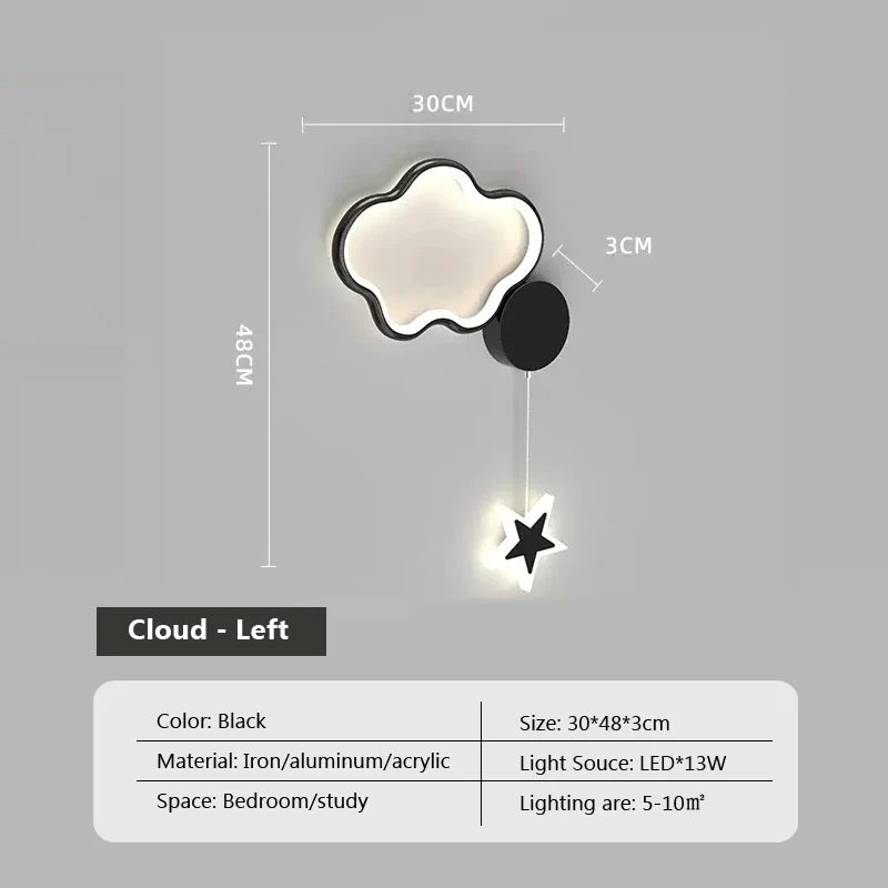 Dreamscape - Lampa ścienna Cloud Star Moon