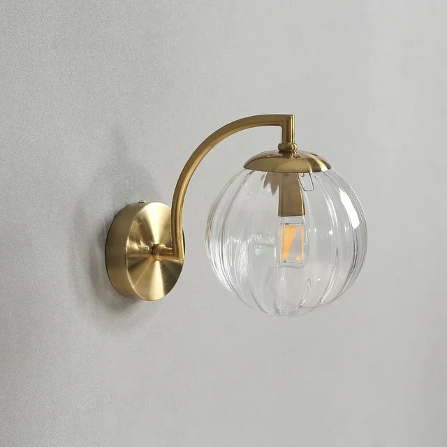 LumiCrystal - Nowoczesna szklana lampa ścienna