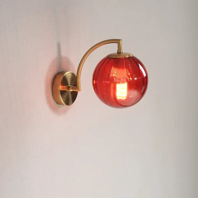 LumiCrystal - Nowoczesna szklana lampa ścienna