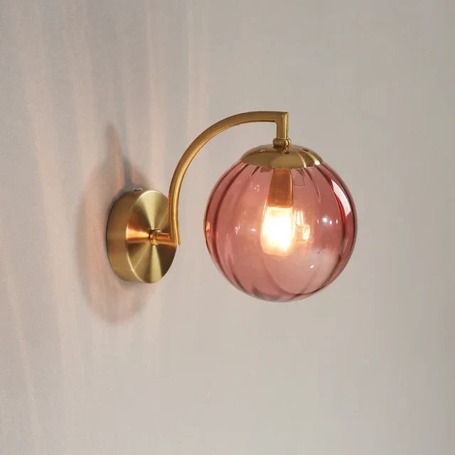 LumiCrystal - Nowoczesna szklana lampa ścienna