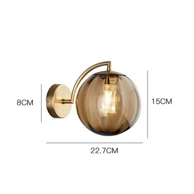 LumiCrystal - Nowoczesna szklana lampa ścienna