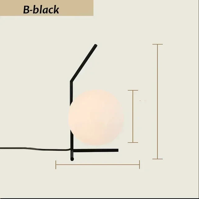 ClearEleganz - Nowoczesna minimalistyczna lampa stołowa