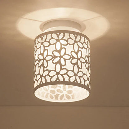 RadiantPetals - Lampa z kwiatowym nadrukiem