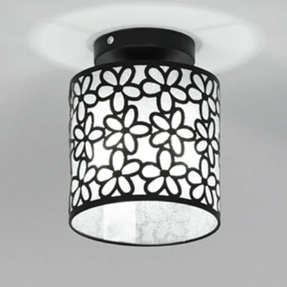 RadiantPetals - Lampa z kwiatowym nadrukiem