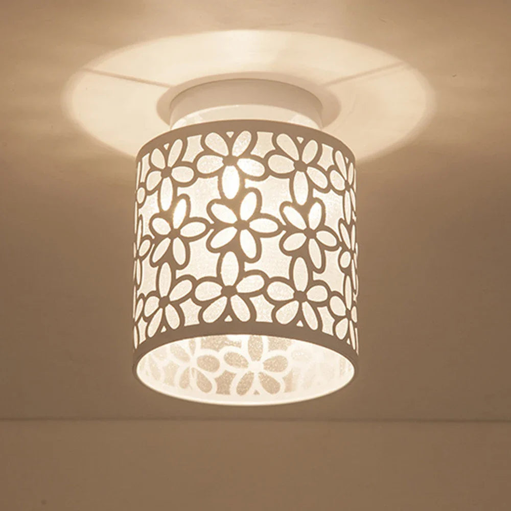 RadiantPetals - Lampa z kwiatowym nadrukiem