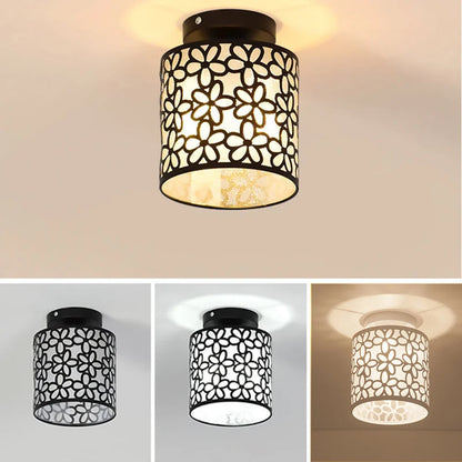 RadiantPetals - Lampa z kwiatowym nadrukiem