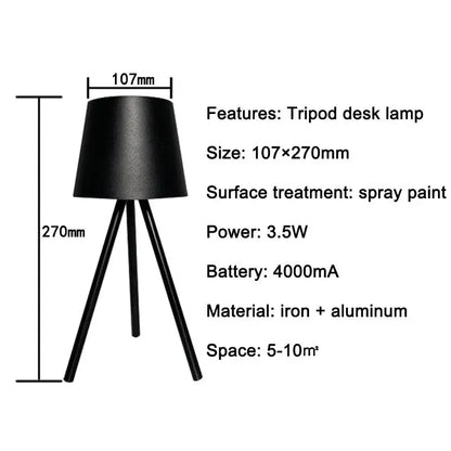 TriLeg - lampa biurkowa na statywie