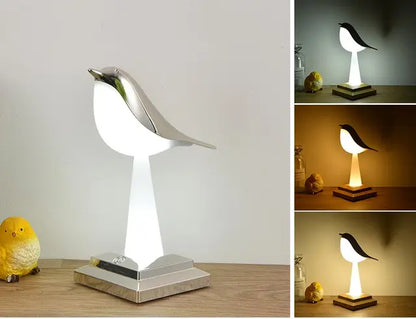 FeatherGlow - lampa stołowa Bird