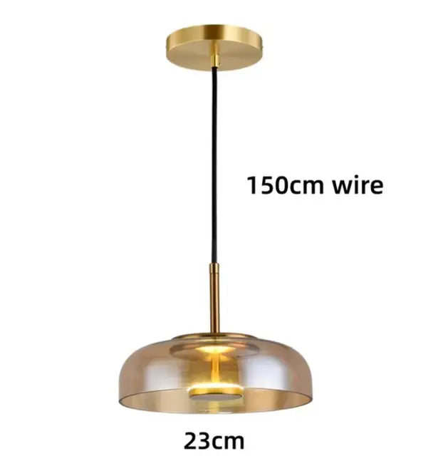 StellarShine - Nowoczesna szklana lampa wisząca