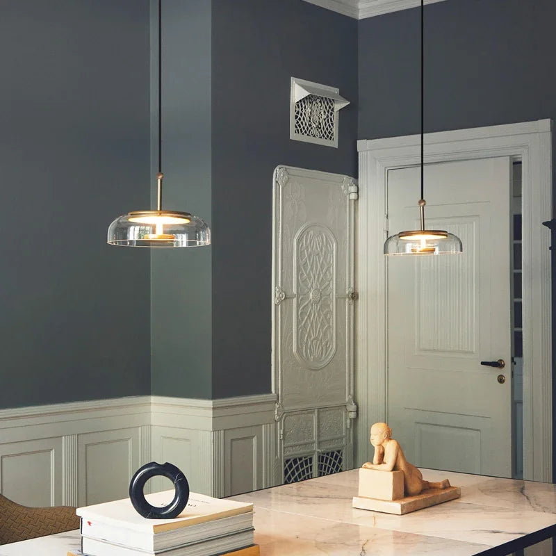 StellarShine - Nowoczesna szklana lampa wisząca
