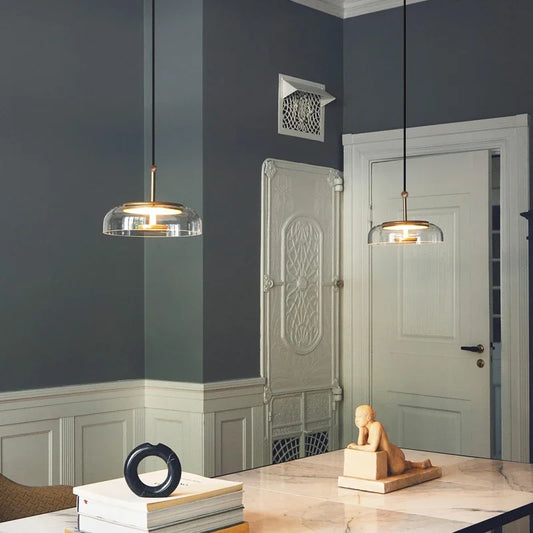 StellarShine - Nowoczesna szklana lampa wisząca
