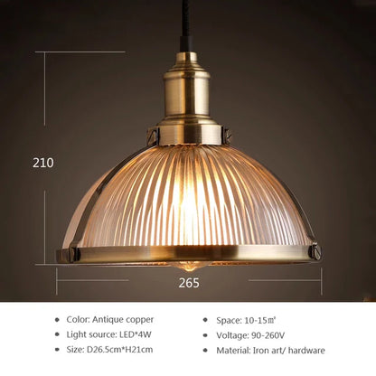 LEDGlass - Nowoczesna szklana lampa wisząca LED