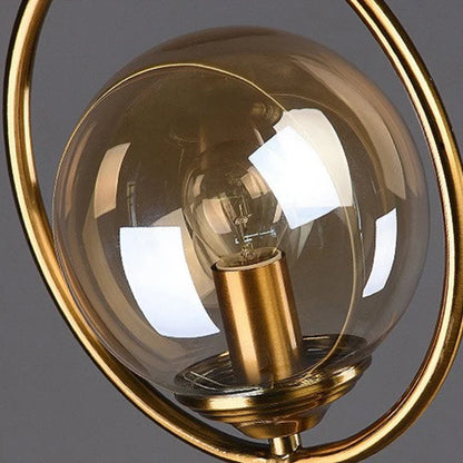Sparkling Sphere - Szklana lampa stołowa w kształcie kuli
