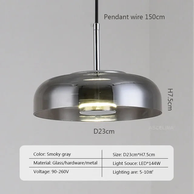 UrbanUtopia - Nowoczesna lampa wisząca LED
