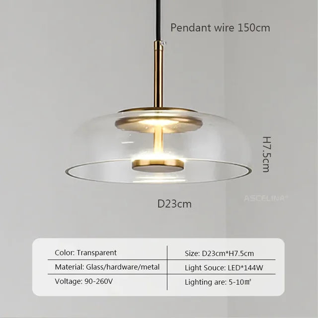 UrbanUtopia - Nowoczesna lampa wisząca LED