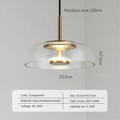 UrbanUtopia - Nowoczesna lampa wisząca LED
