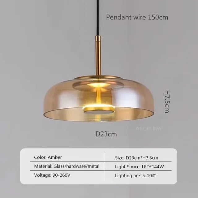 UrbanUtopia - Nowoczesna lampa wisząca LED