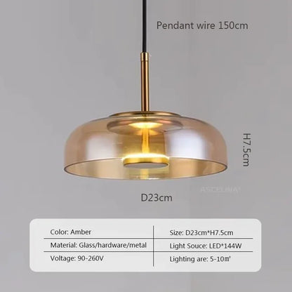 UrbanUtopia - Nowoczesna lampa wisząca LED