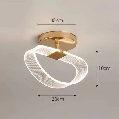 KreativGlow - Wąska lampa sufitowa LED