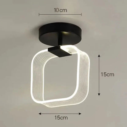 KreativGlow - Wąska lampa sufitowa LED