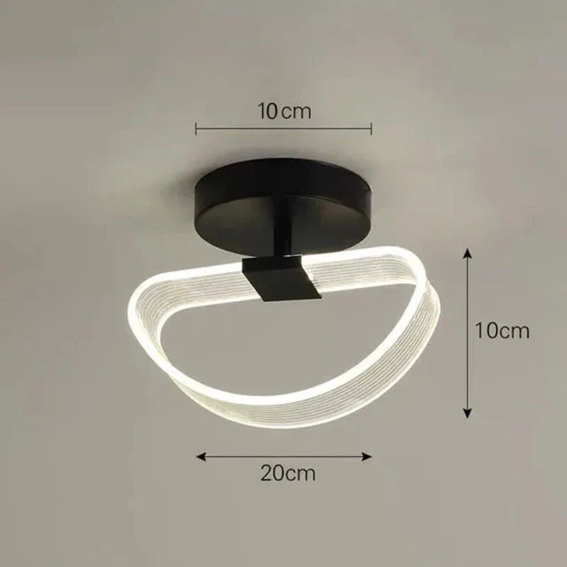 KreativGlow - Wąska lampa sufitowa LED