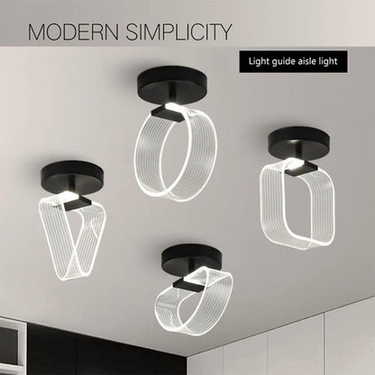 KreativGlow - Wąska lampa sufitowa LED