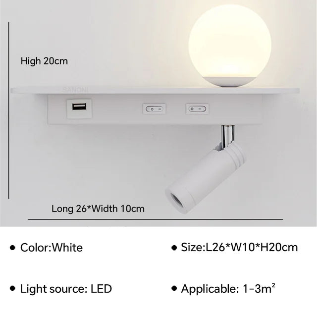 ModernGlow - Nowoczesna lampa ścienna Led
