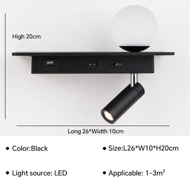 ModernGlow - Nowoczesna lampa ścienna Led