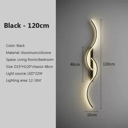 IronEssence - Minimalistyczna lampa ścienna