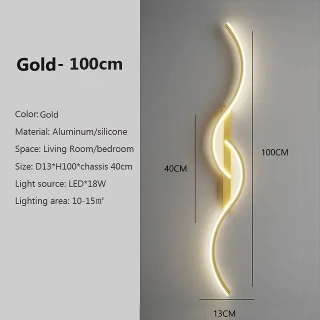 IronEssence - Minimalistyczna lampa ścienna