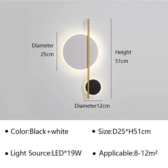 ZenithBeam - Nowoczesna lampa ścienna LED