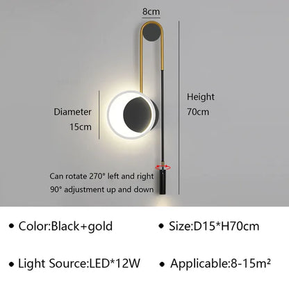 ZenithBeam - Nowoczesna lampa ścienna LED
