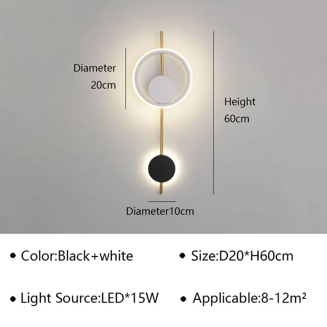 ZenithBeam - Nowoczesna lampa ścienna LED