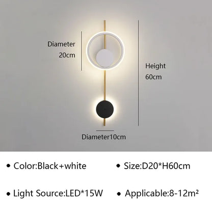 ZenithBeam - Nowoczesna lampa ścienna LED