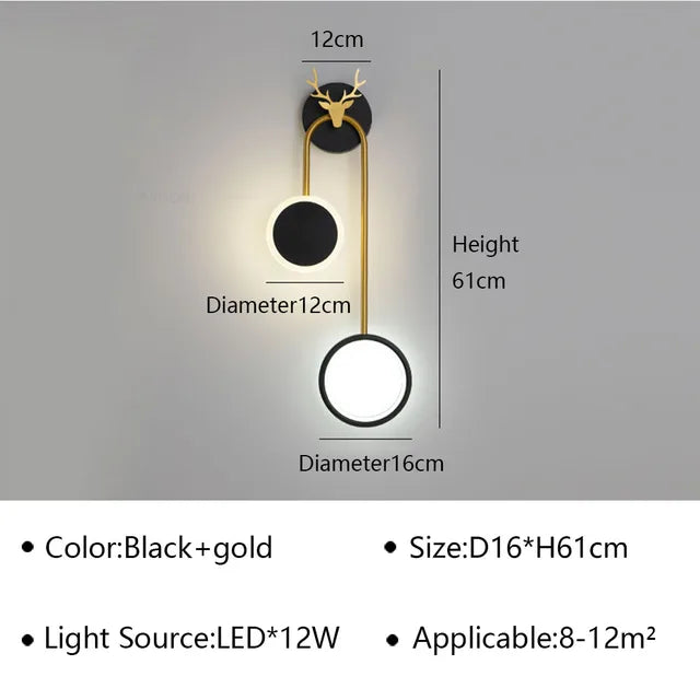 ZenithBeam - Nowoczesna lampa ścienna LED