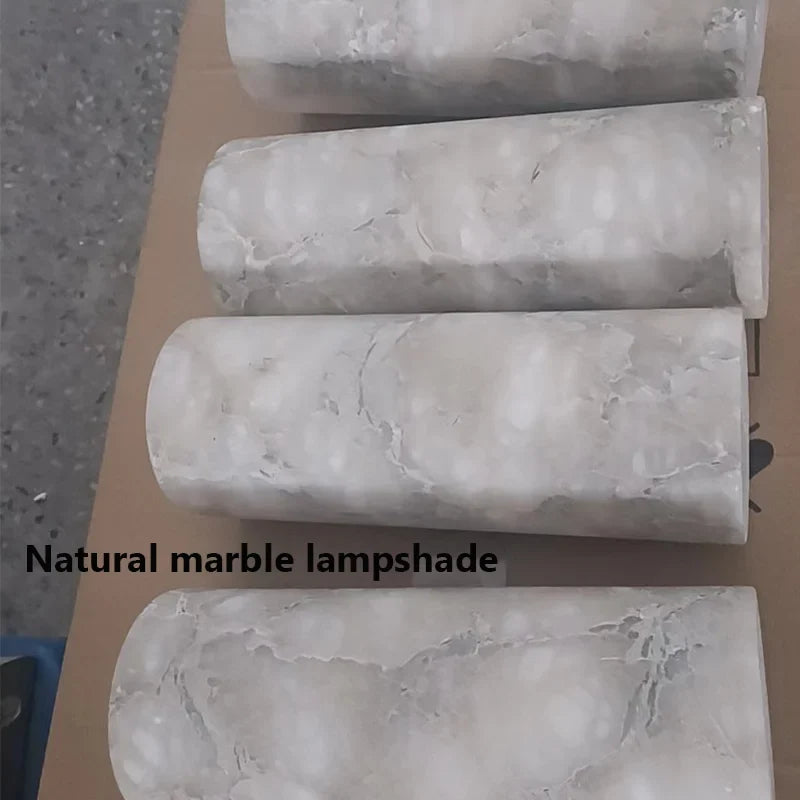 LuxeMarble - Marmurowa lampa ścienna
