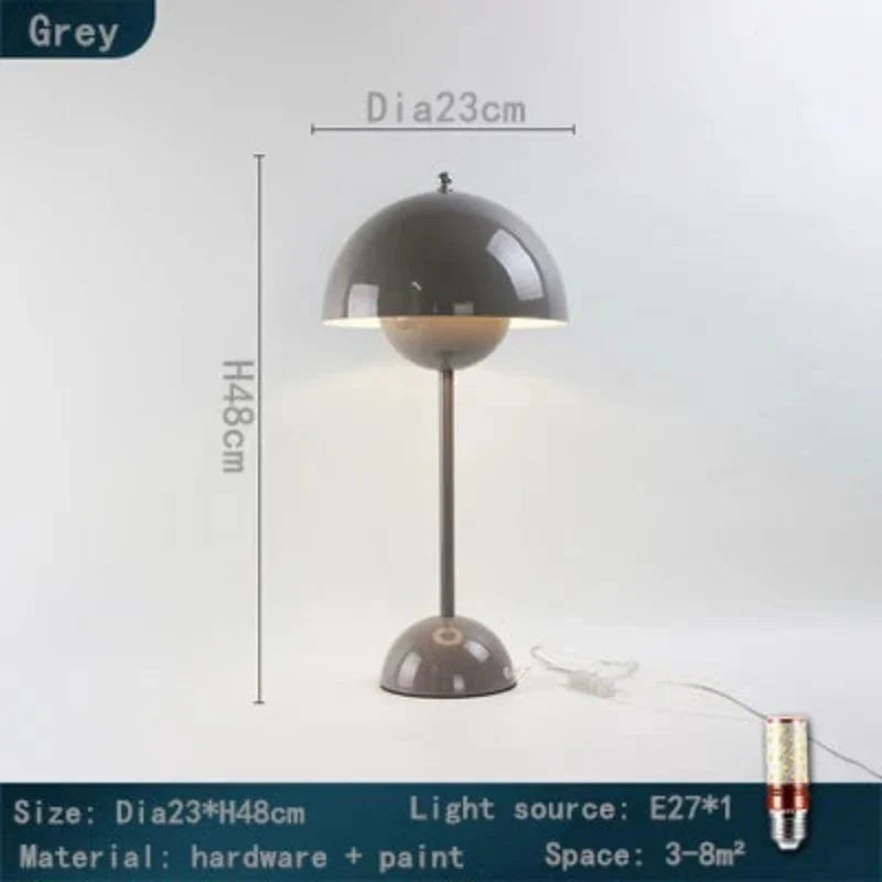 DanishMeadow - Lampa stołowa Macaron w kształcie grzyba