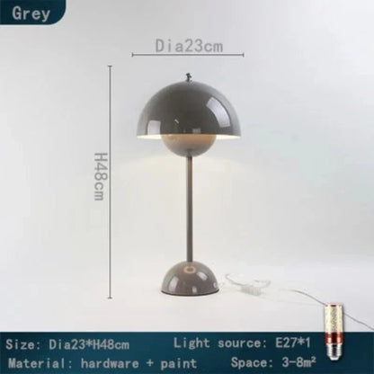 DanishMeadow - Lampa stołowa Macaron w kształcie grzyba