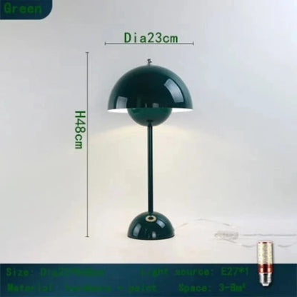 DanishMeadow - Lampa stołowa Macaron w kształcie grzyba