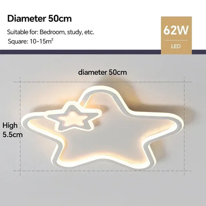 RadiantGlow - Nowoczesna lampa plafonowa Ster Led