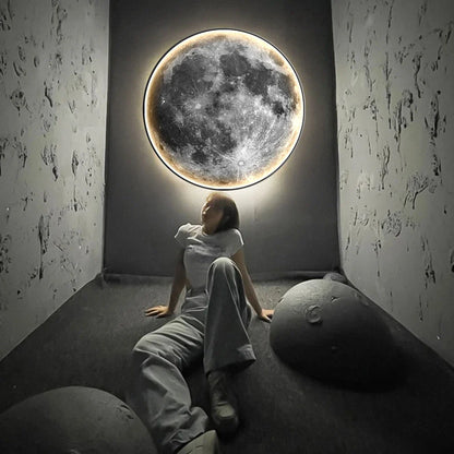LunaLux - Lampa ścienna LED księżyc