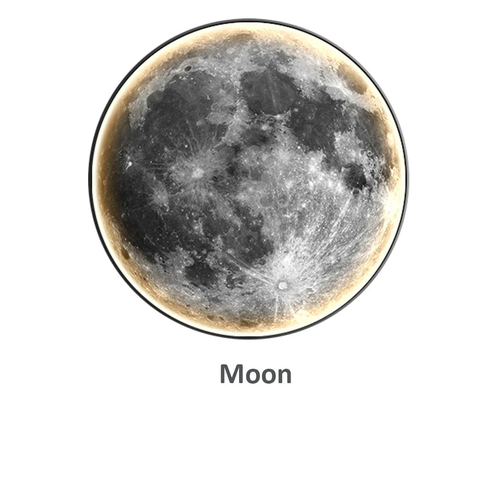 LunaLux - Lampa ścienna LED księżyc