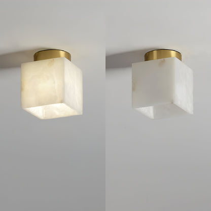 Lampa sufitowa LunaGlanz | Alabaster