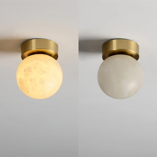 Lampa sufitowa LunaGlanz | Alabaster