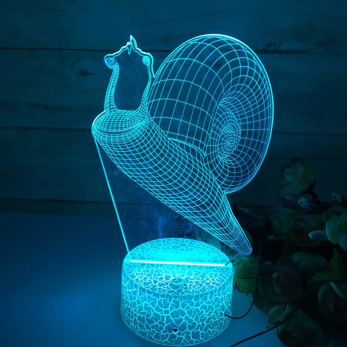 3dIllusion - Lampka nocna ślimak
