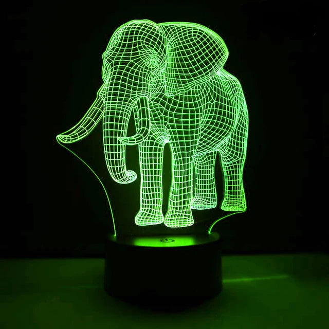 3DTrunk - lampka do złudzenia przypominająca słonia